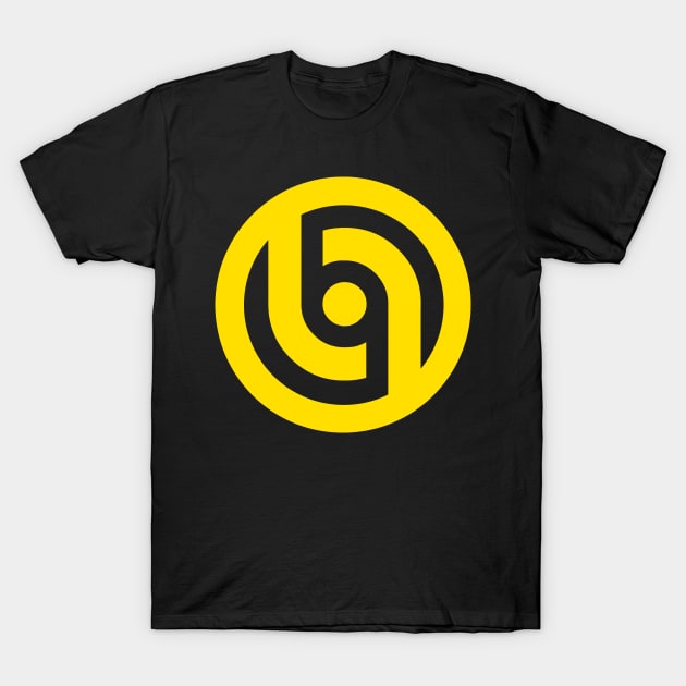 Yellow Circle Logo T-Shirt by StickSicky